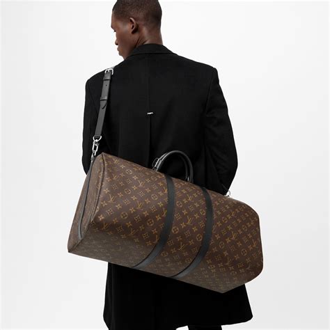 louis vuitton monogram macassar keepall bandouliere 55